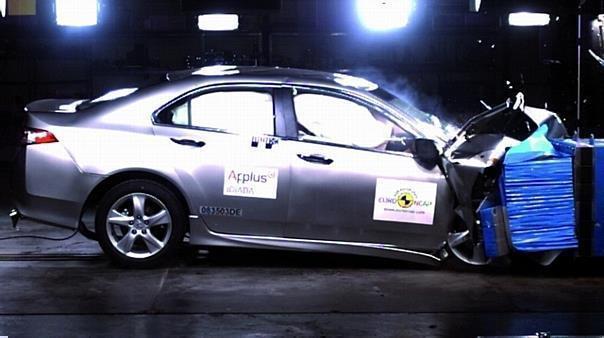 Honda Accord beim Crashtest. Foto: Auto-Reporter/Euro NCAP